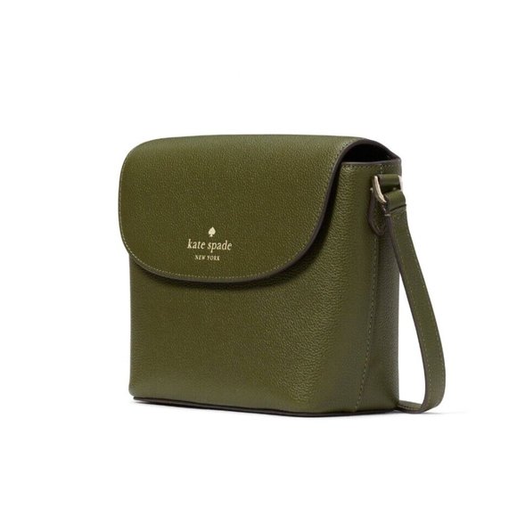 New Kate Spade Emmie Flap Crossbody Leather Enchanted Green - Picture 4 of 5